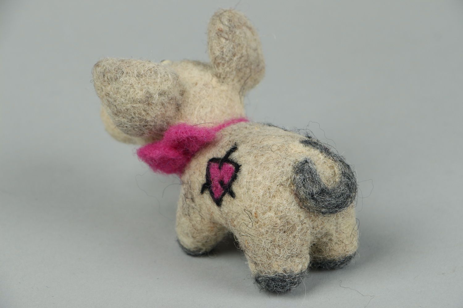Felted toy Piggy photo 3