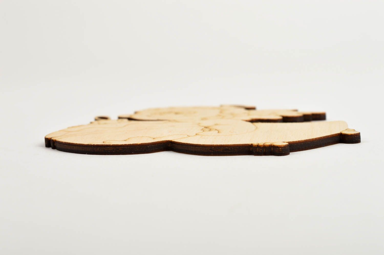Handmade Figur aus Holz ausgefallenes Geschenk Holzartikel zum Bemalen  foto 4