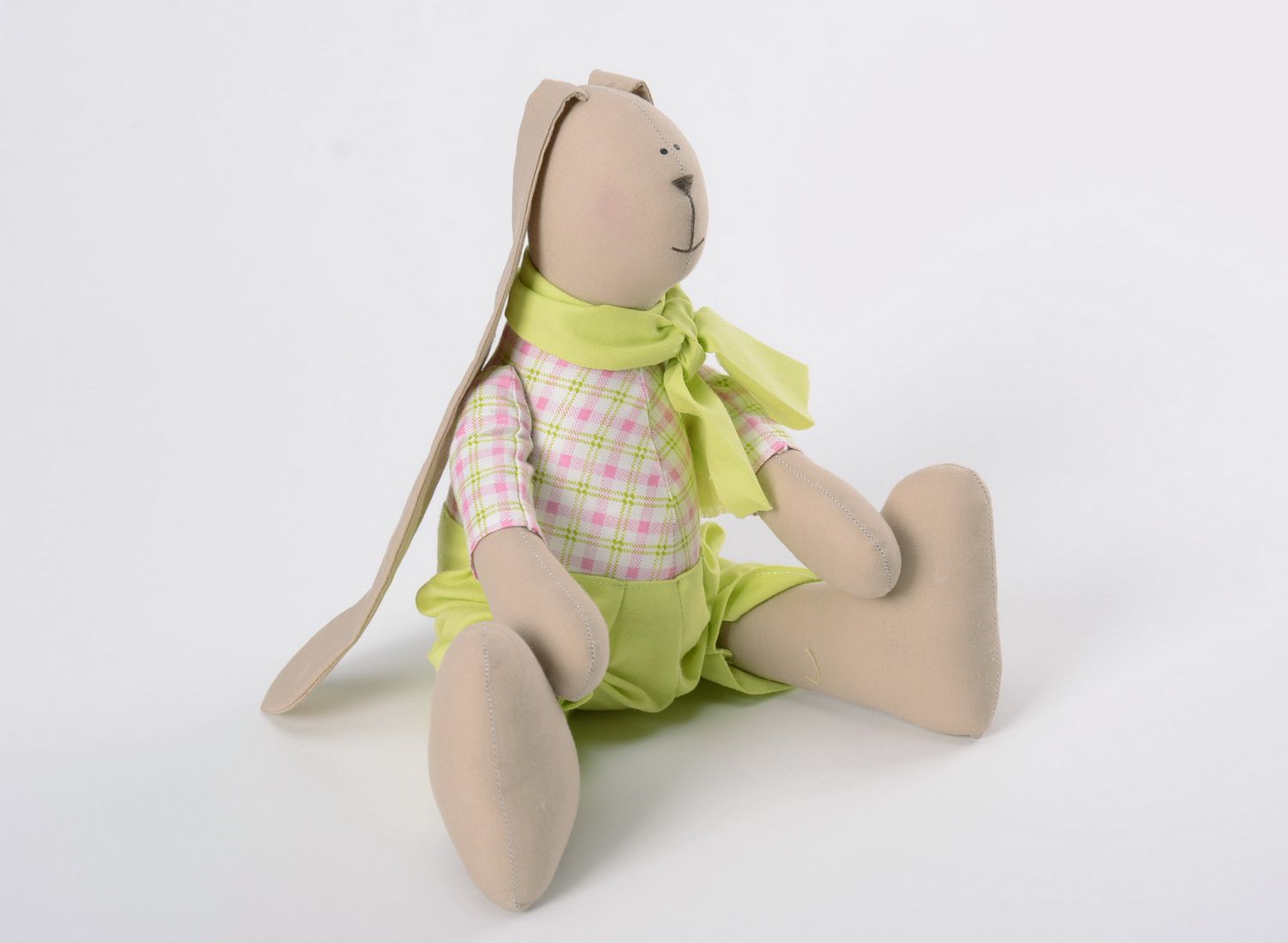 Tilde toy Hare in yellow photo 4