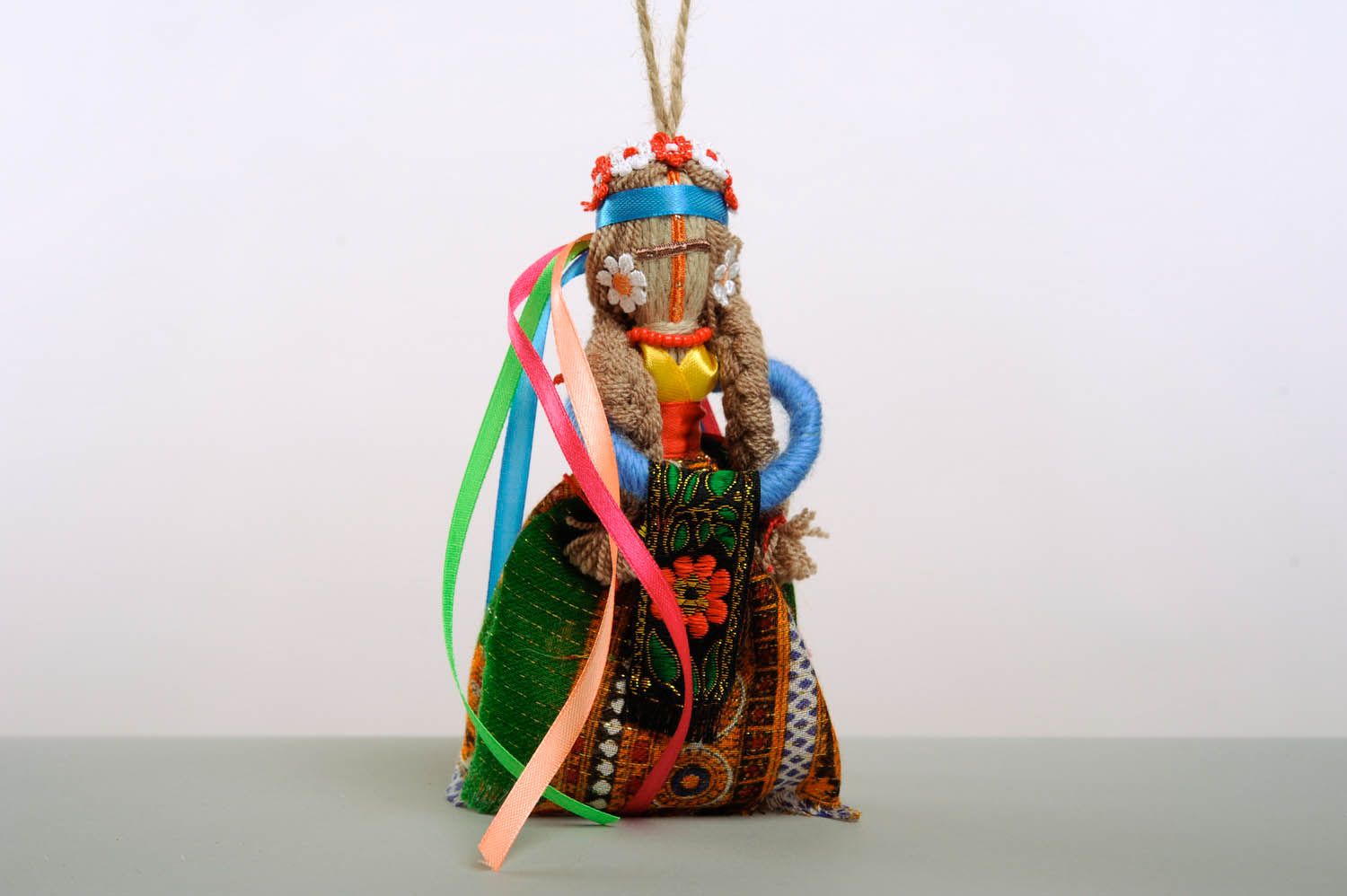 Künstlerische Puppe Amulett im Ethno-Stil foto 1