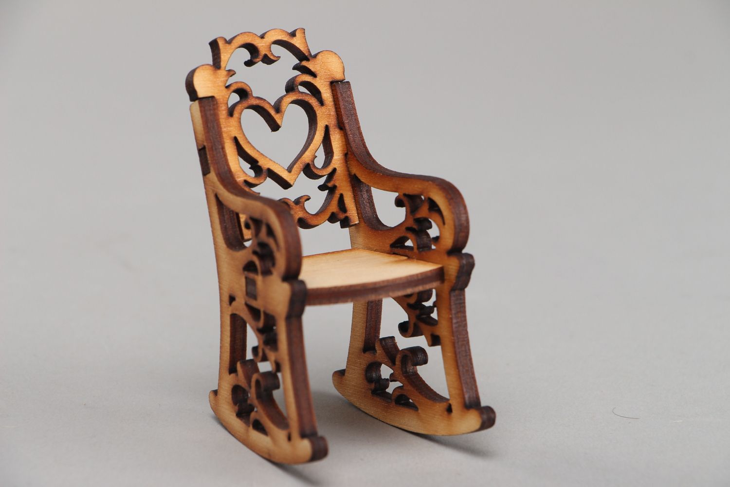 Handmade plywood craft blank Rocking Chair photo 1
