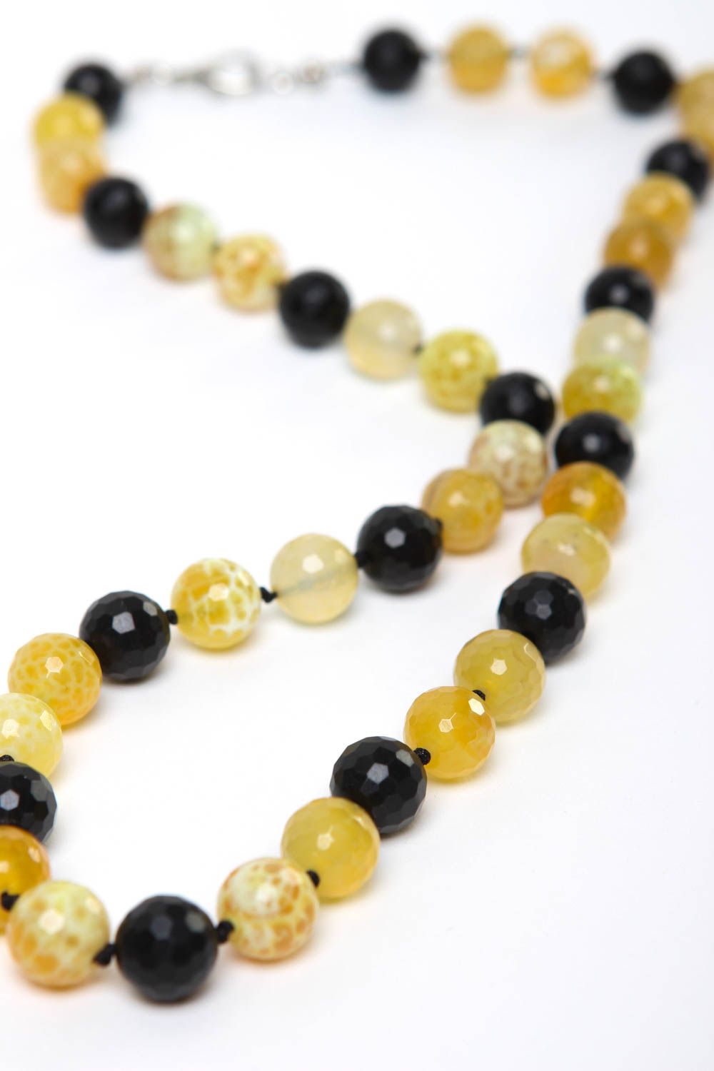 Bead necklace gemstone jewelry handmade necklace fashion accessories for women photo 3