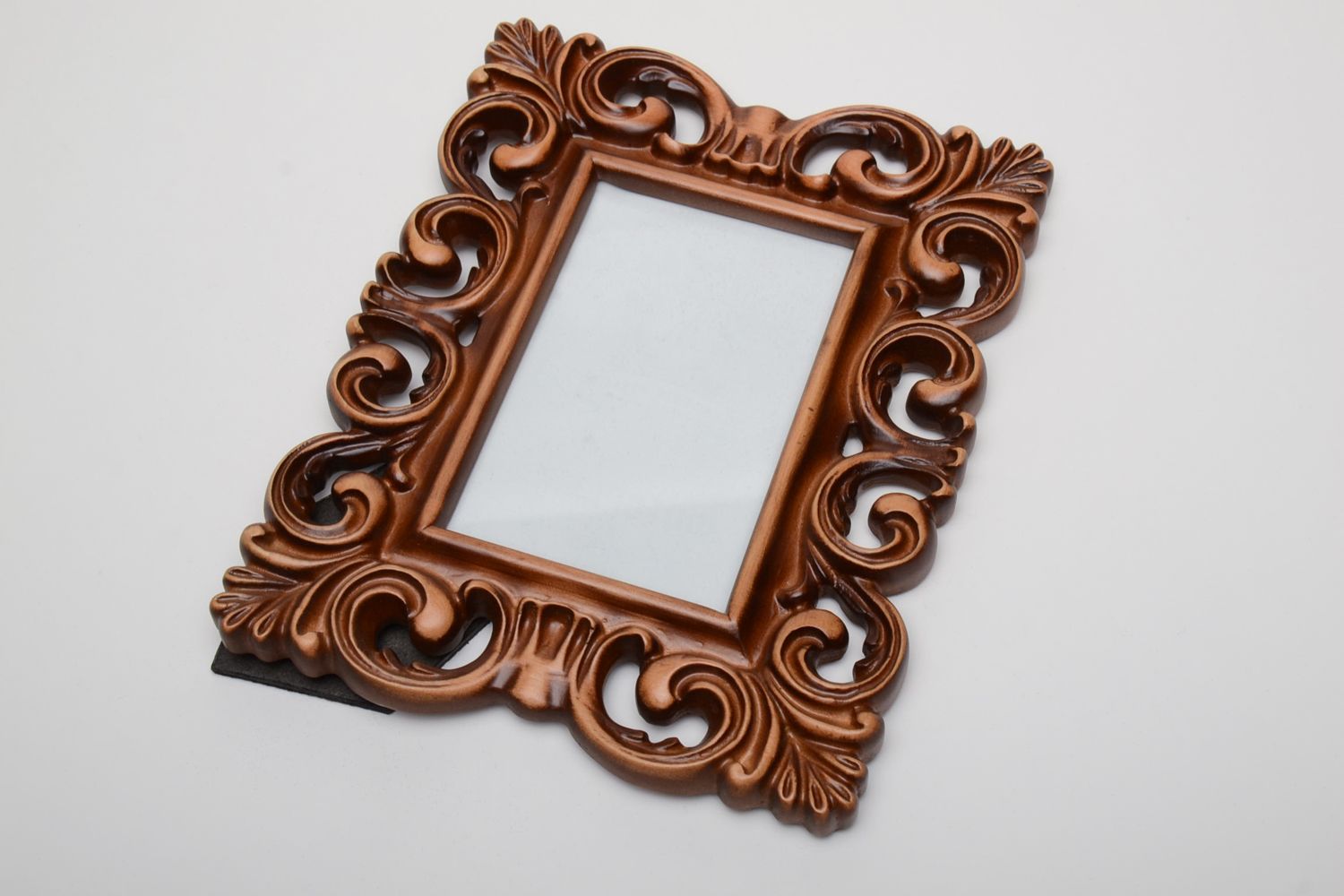 Handmade carved wooden photo frame photo 2