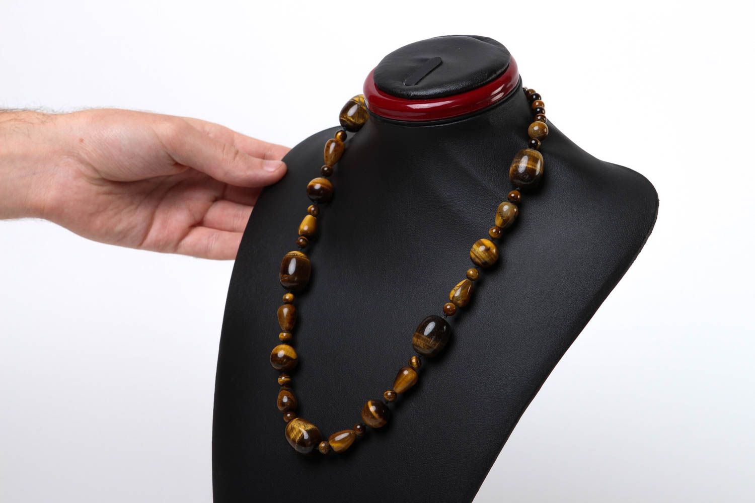Fashion necklace handmade bead necklace gemstone jewelry designer accessories photo 5