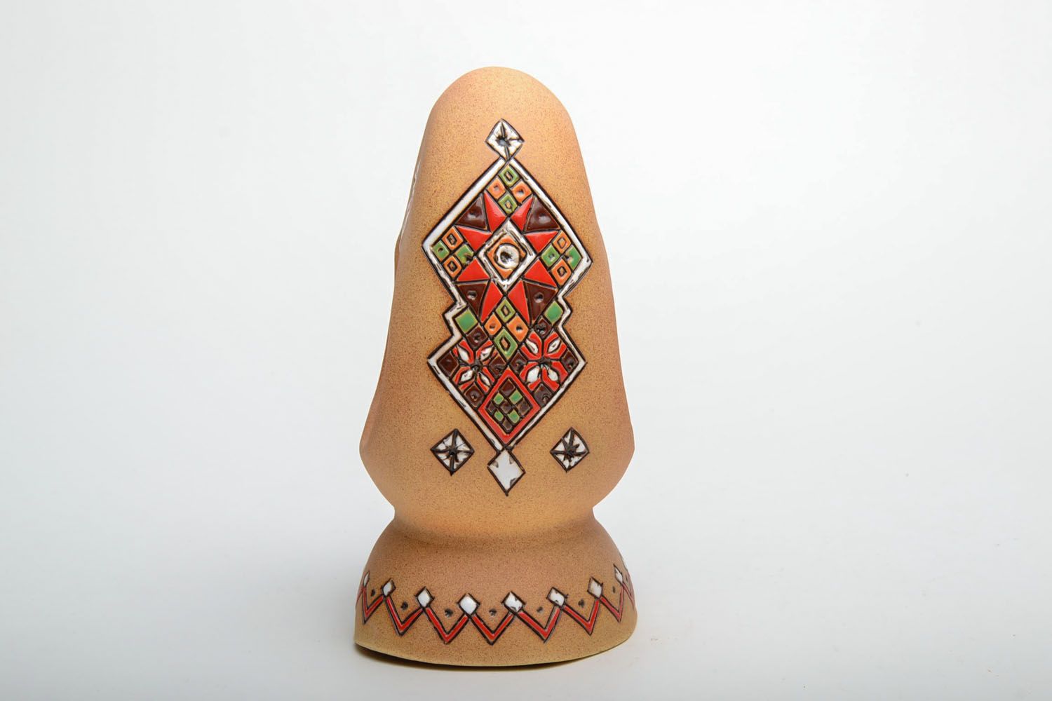 Deko Kerzenhalter aus Keramik mit Bemalung foto 3