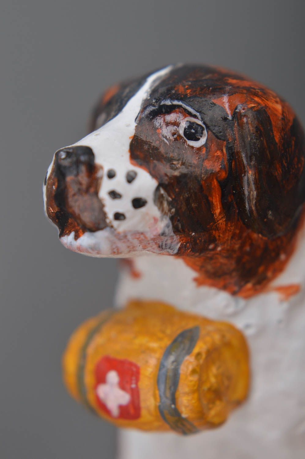 Фигурка ручной работы оригинальная статуэтка для декора собака необычный подарок фото 4
