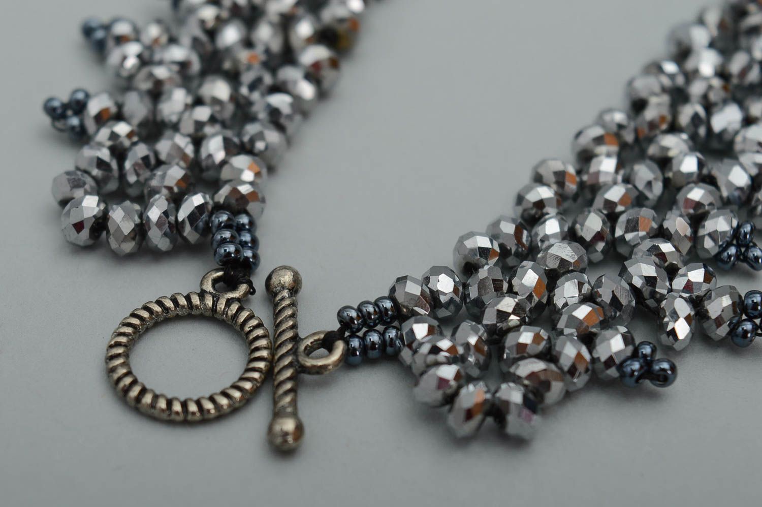 Collier perles de rocaille Bijou fait main Cléopâtre Accessoire pour femme photo 3