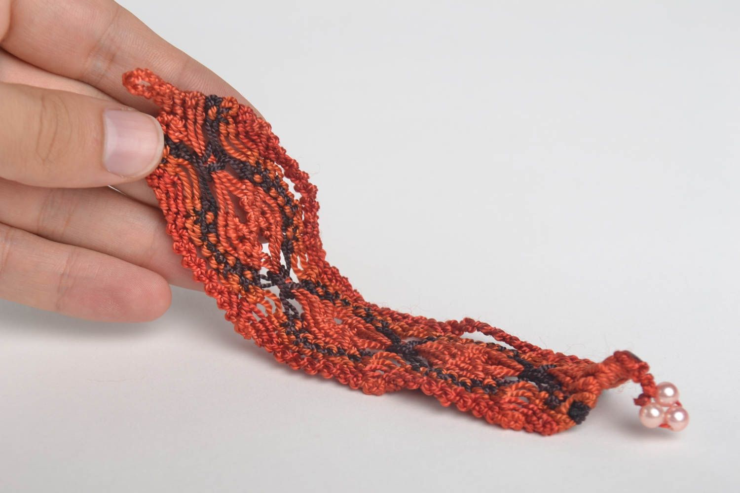 Handmade bracelet designer bracelet braided bracelet textile bracelet gift ideas photo 5