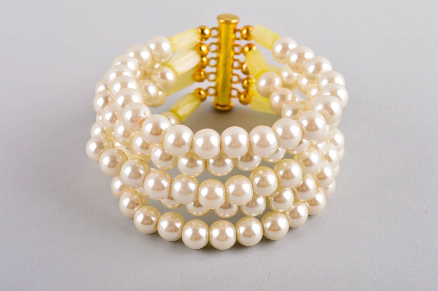 Handmade wrist bracelet elegant beaded jewelry beautiful bracelet present photo 3
