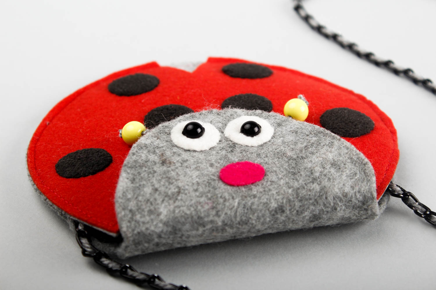 Children bag handmade woolen purse designer accessories felted shoulder bag photo 3