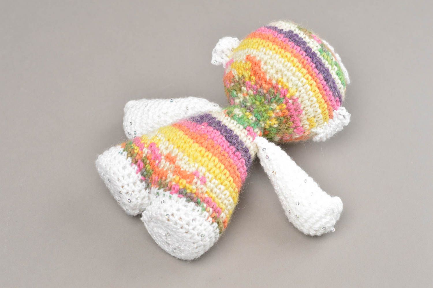 Handmade designer soft toy unusual cute presents for kids crocheted souvenirs photo 4