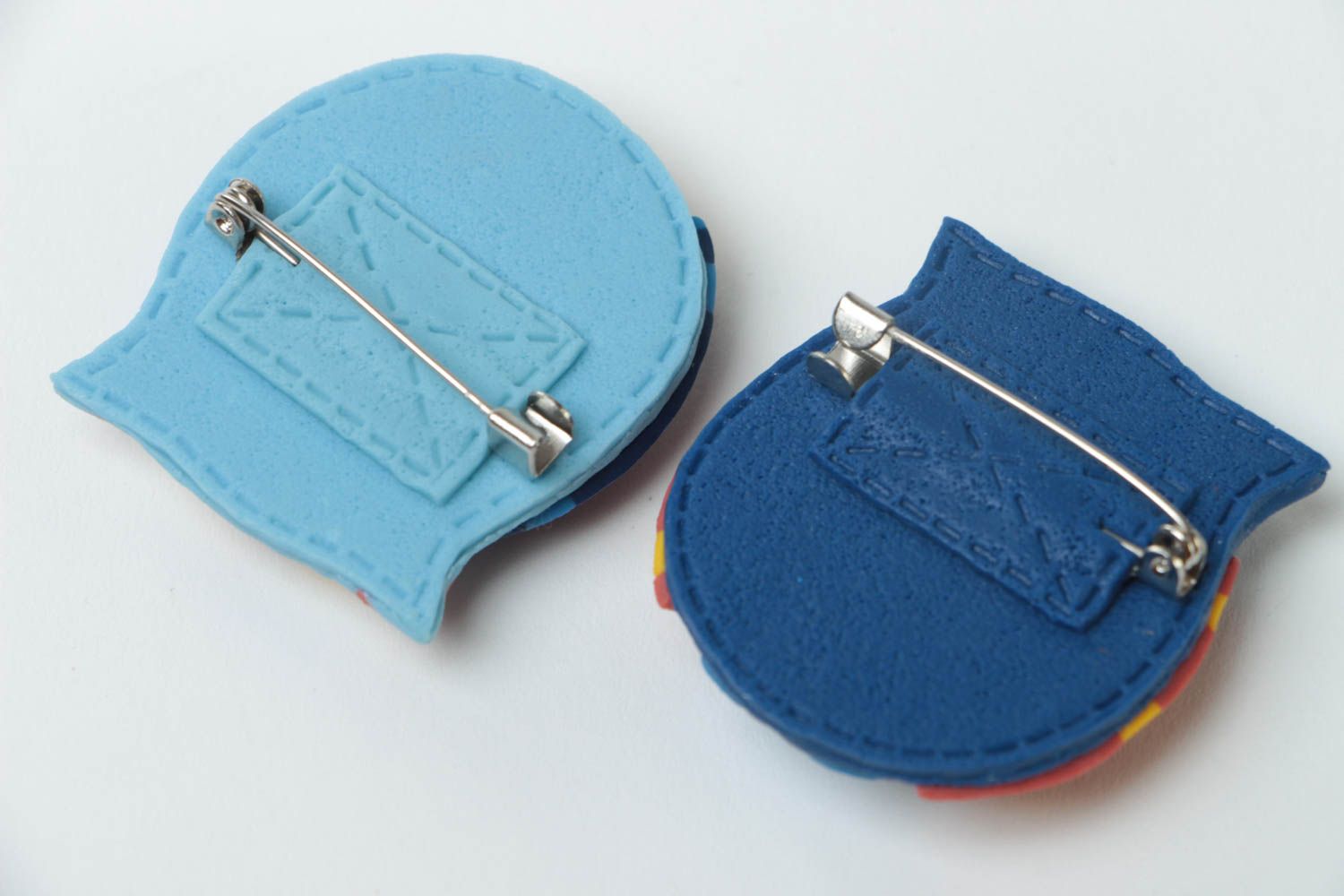 Handmade plastic brooch animal brooch pin 2 pieces costume jewelry designs photo 4