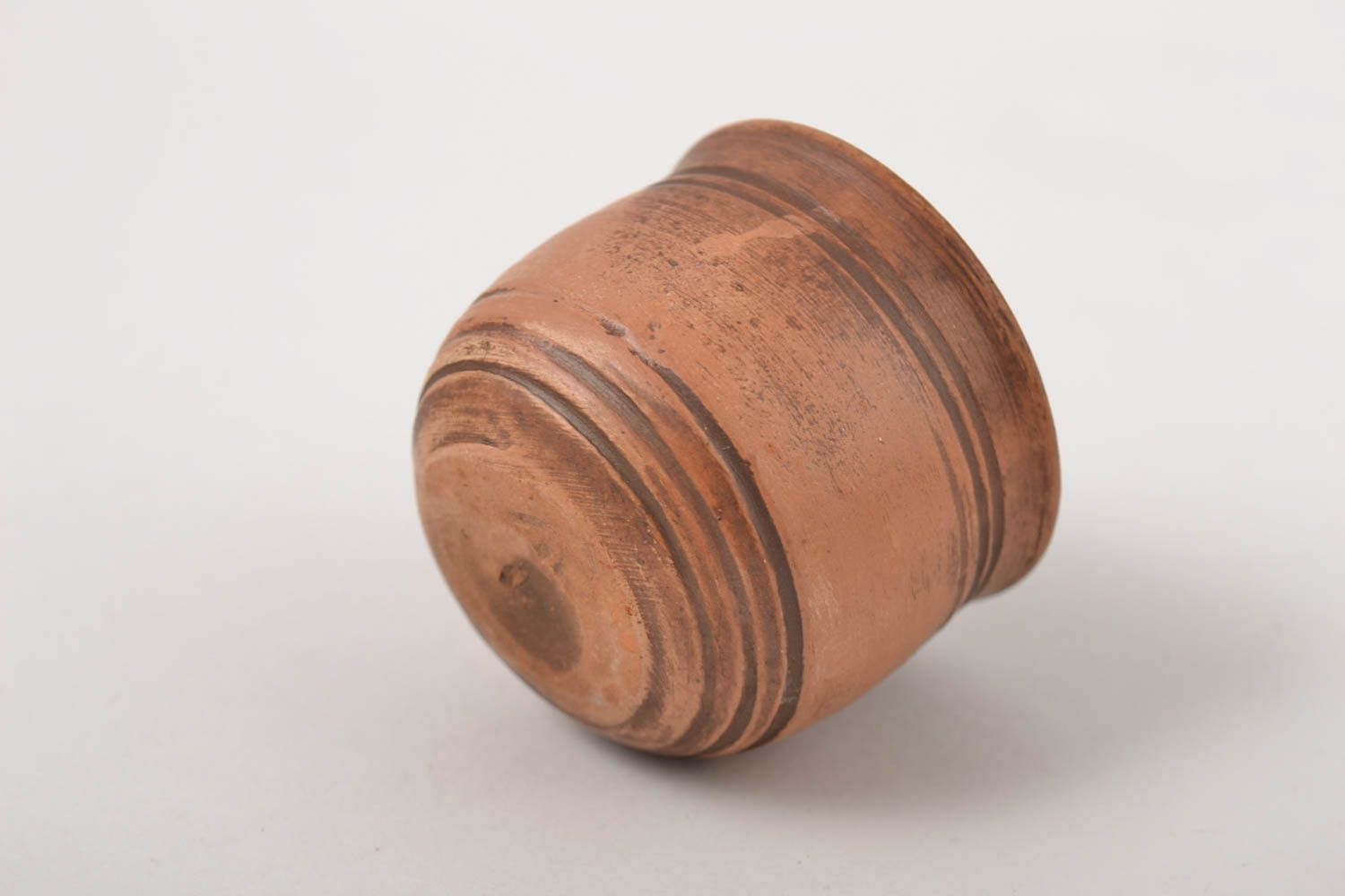Schnapsglas keramik handgefertigt Geschirr aus Ton praktisch Pinnchen Schnaps foto 5
