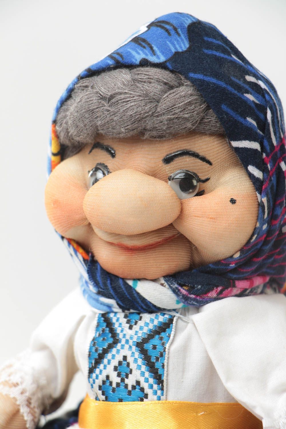 Couvre-théière poupée de style ukrainien en tissu fait main original décoration photo 3