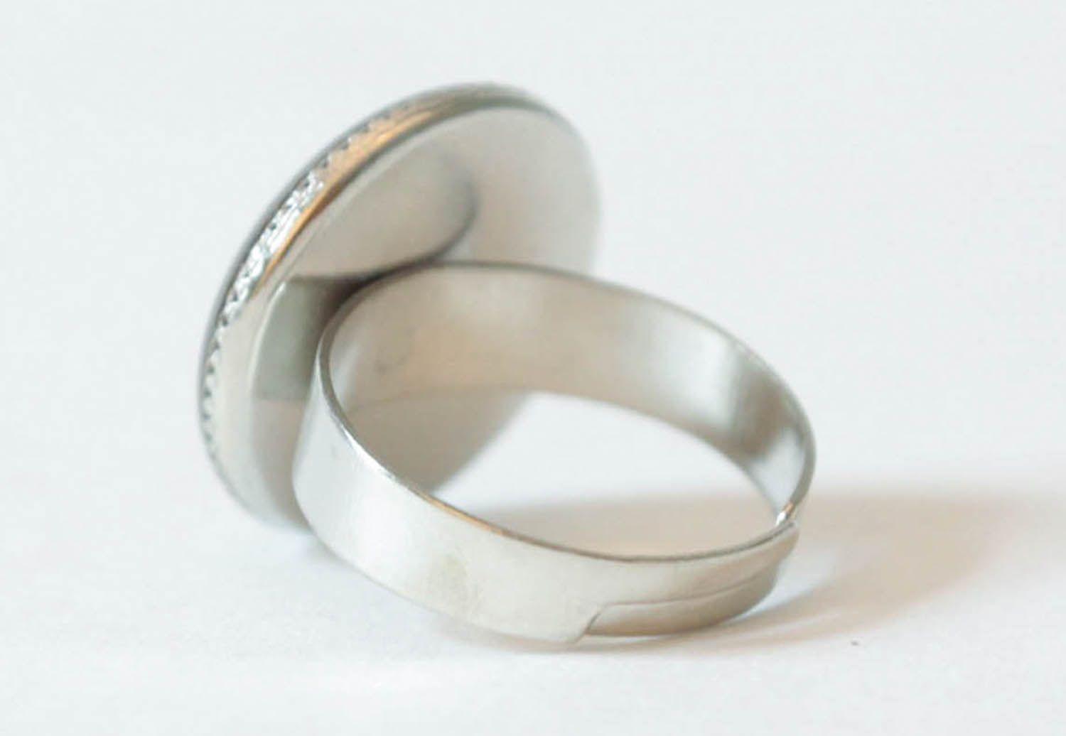 Handmade metal ring  photo 1