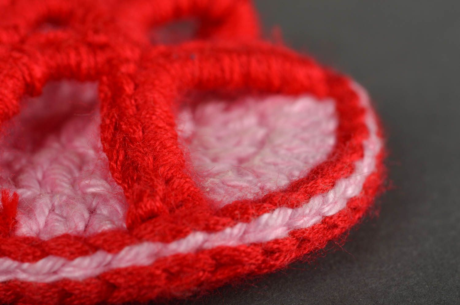 Handmade Baby Sandalen schöne Babyschuhe Mode für Neugeborene gehäkelt rosa rot foto 5