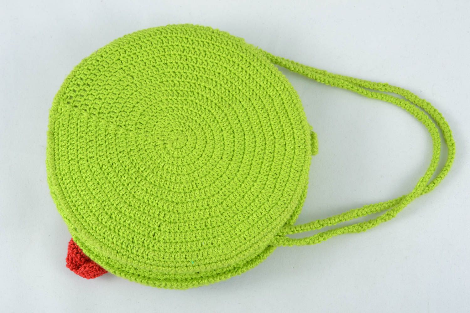 Crochet bag with flowers photo 3