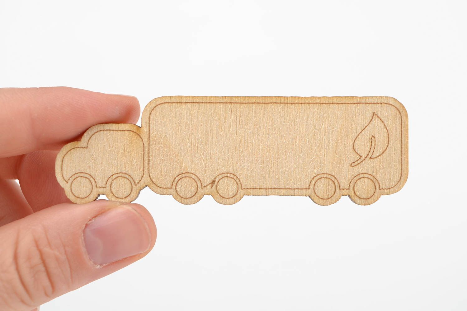 Hadmade Lastwagen Holz Miniatur Figur Holz Rohling zum Bemalen Geschenk für Kind foto 2