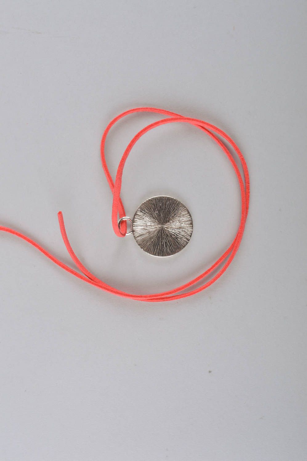 Handmade beautiful pendant unusual metal pendant female accessory gift photo 4