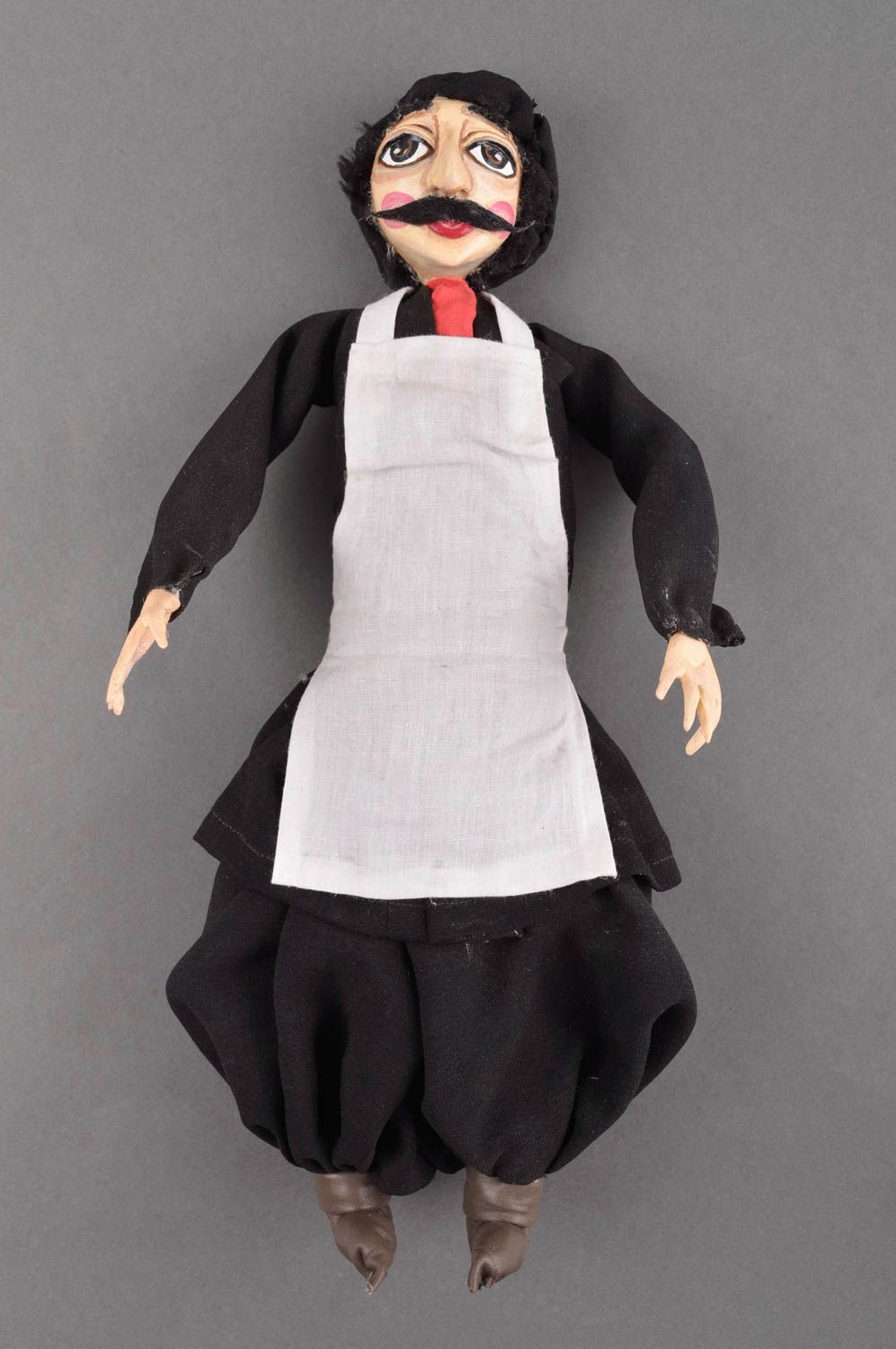 Кукла ручной работы авторская кукла интерьерная керамическая кукла Духанщик фото 1