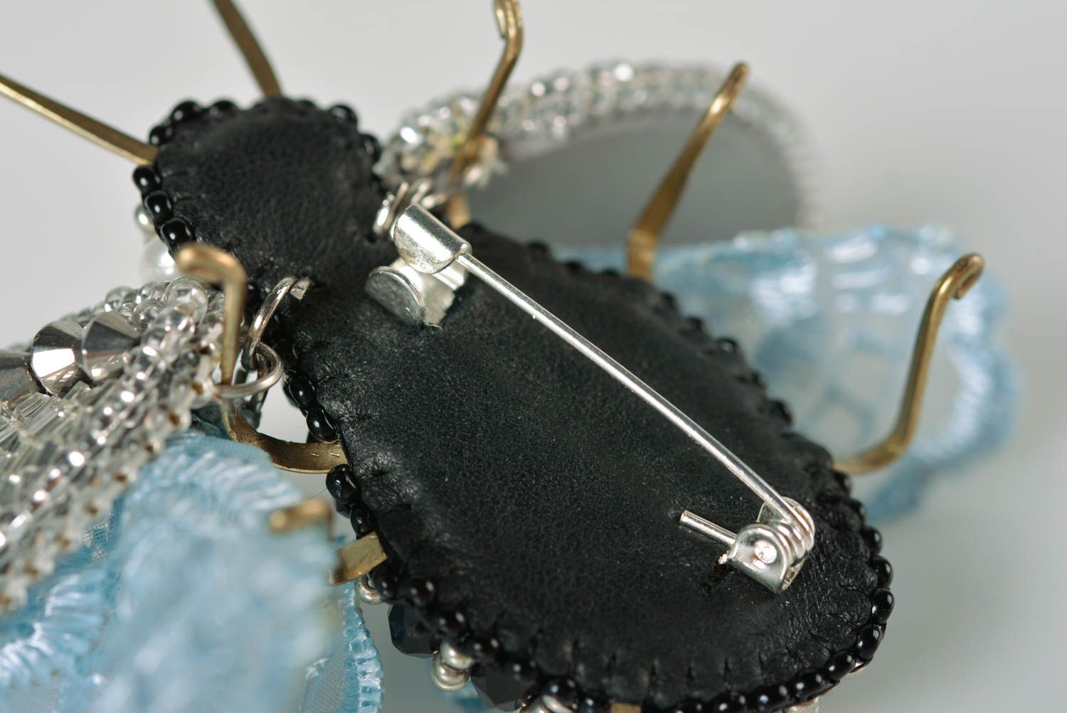 Broche de abalorios hecho a mano para mujer accesorio de moda regalo original foto 5