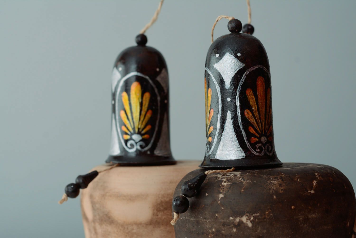 Pottery ceramic bells photo 1