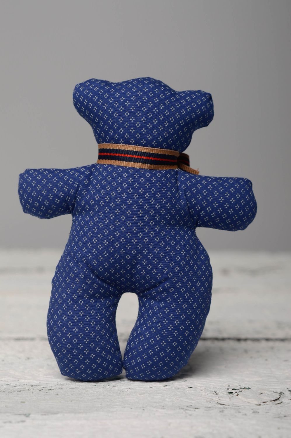Handmade soft fabric toy Bear photo 5