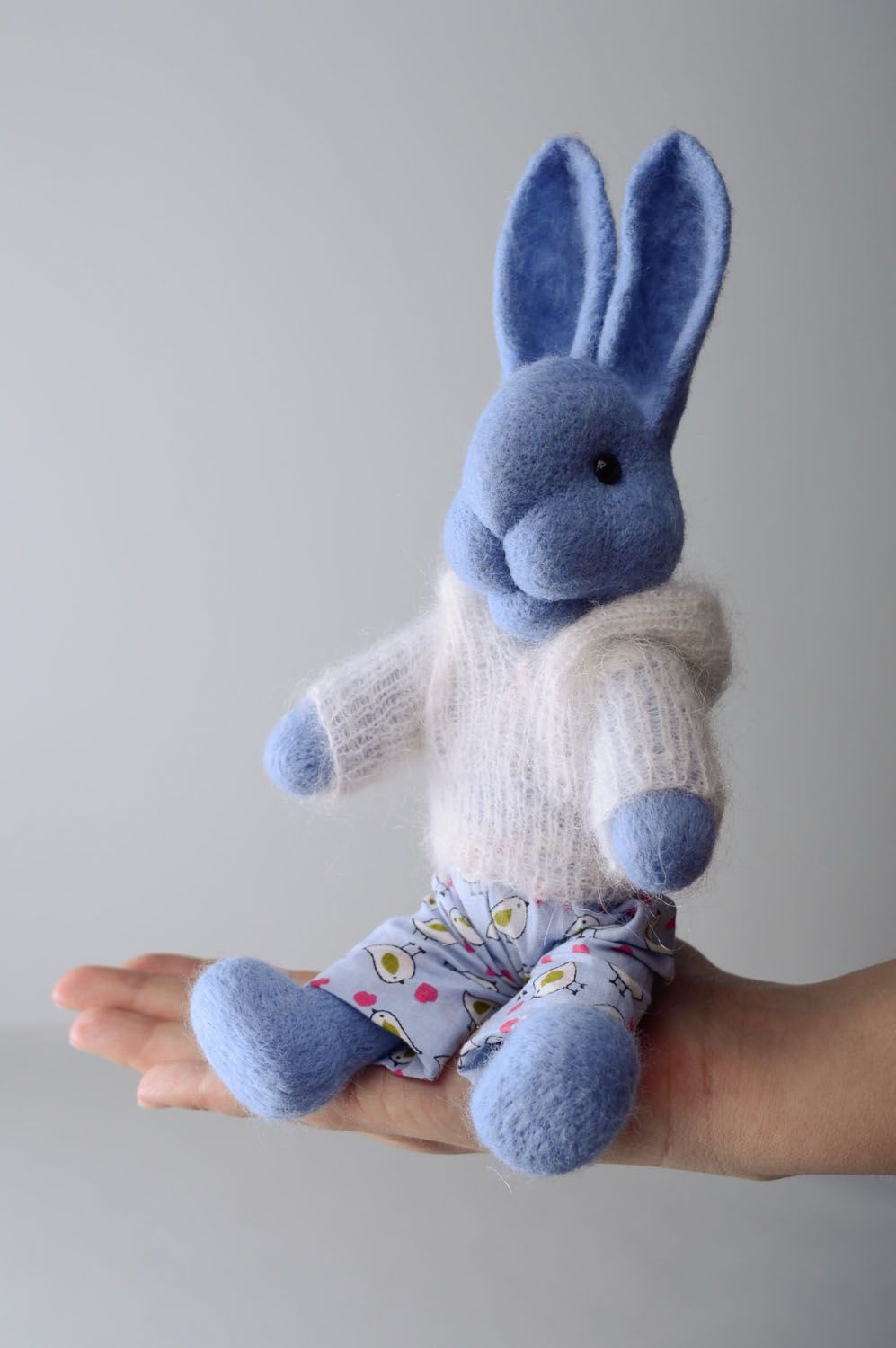 Homemade soft toy Rabbit photo 4