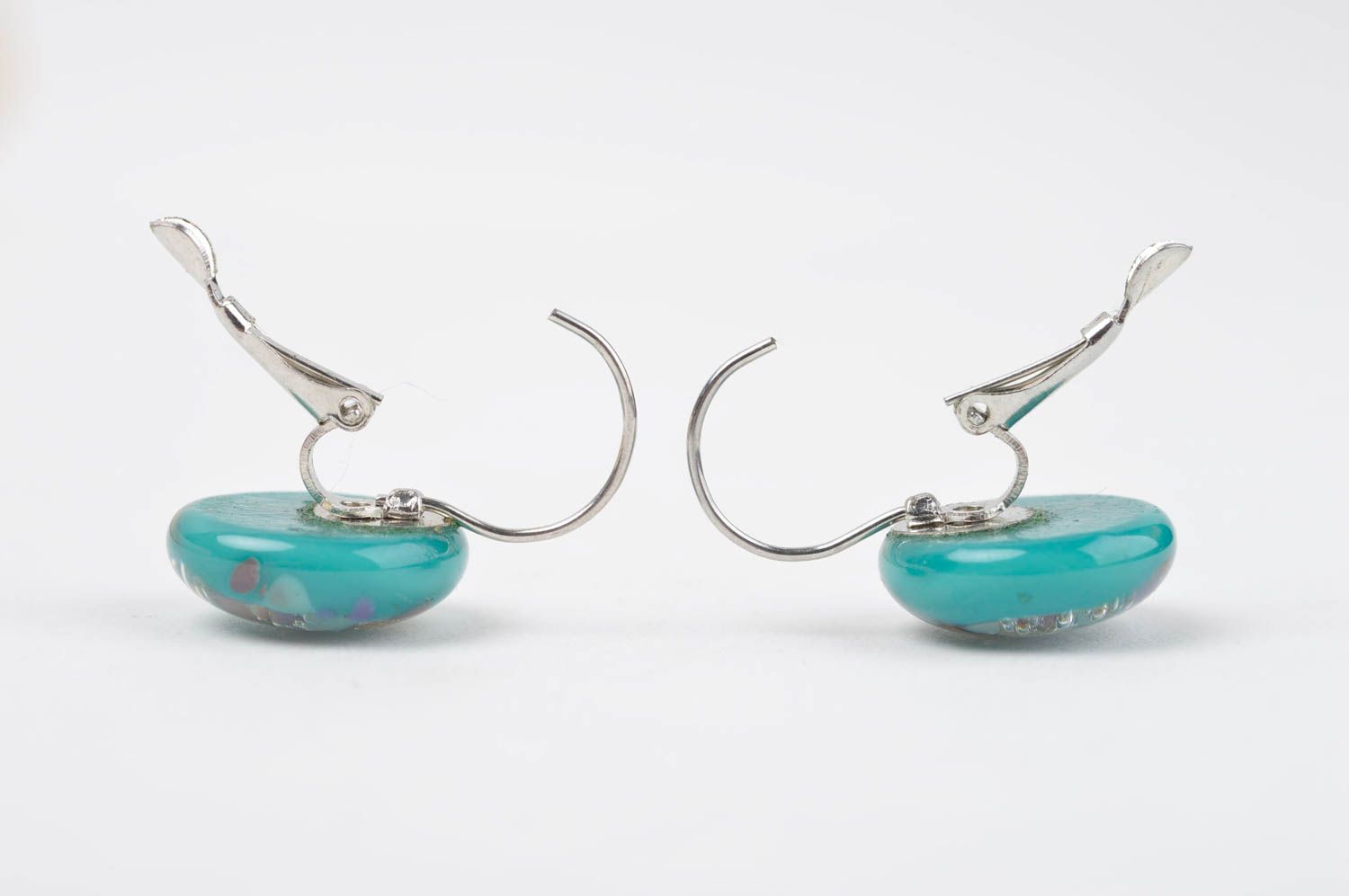 Handmade glass earrings design glass art fashion accessories for girls photo 3