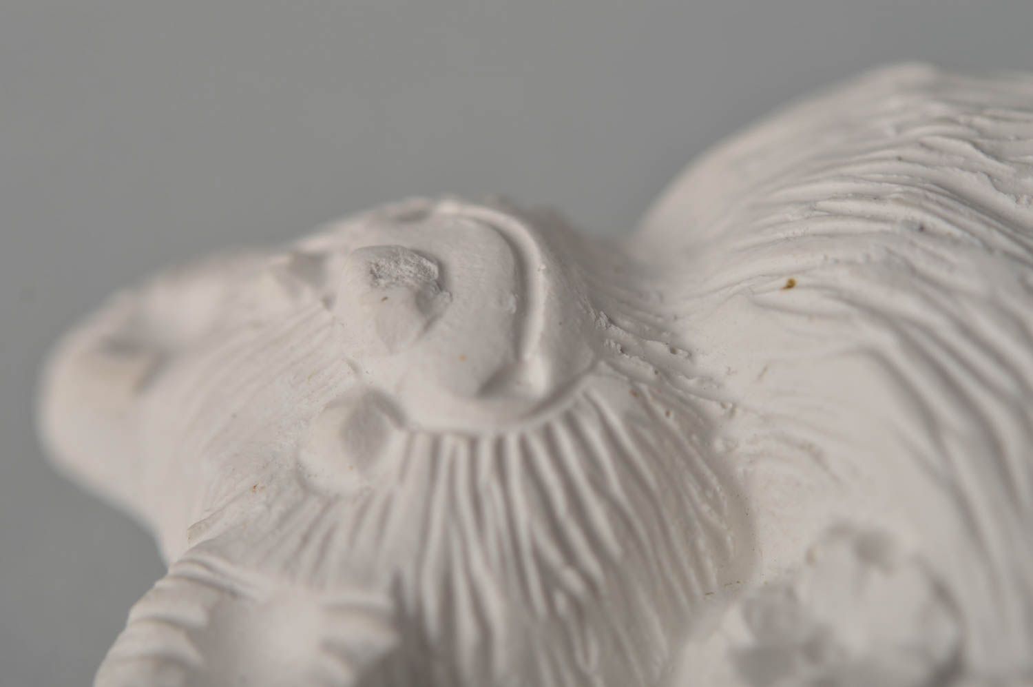 Aimant frigo fait main Figurine à peindre ours en plâtre Loisirs créatifs photo 5