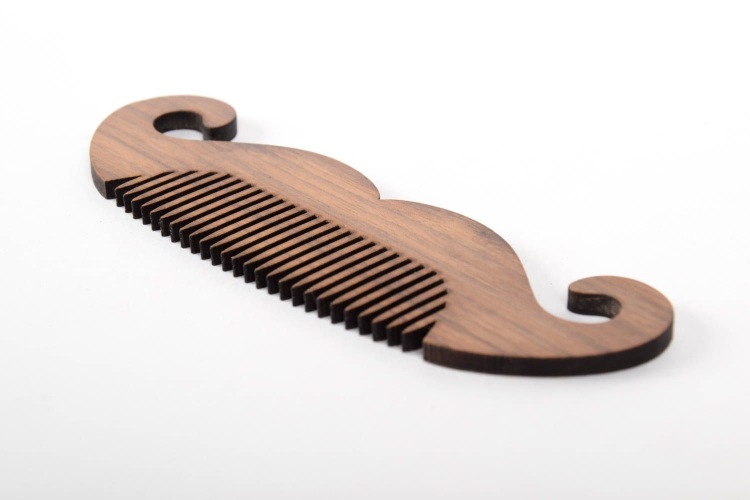 Kamm für Haare handgefertigt Accessoire für Männer interessant Holz Kamm foto 4