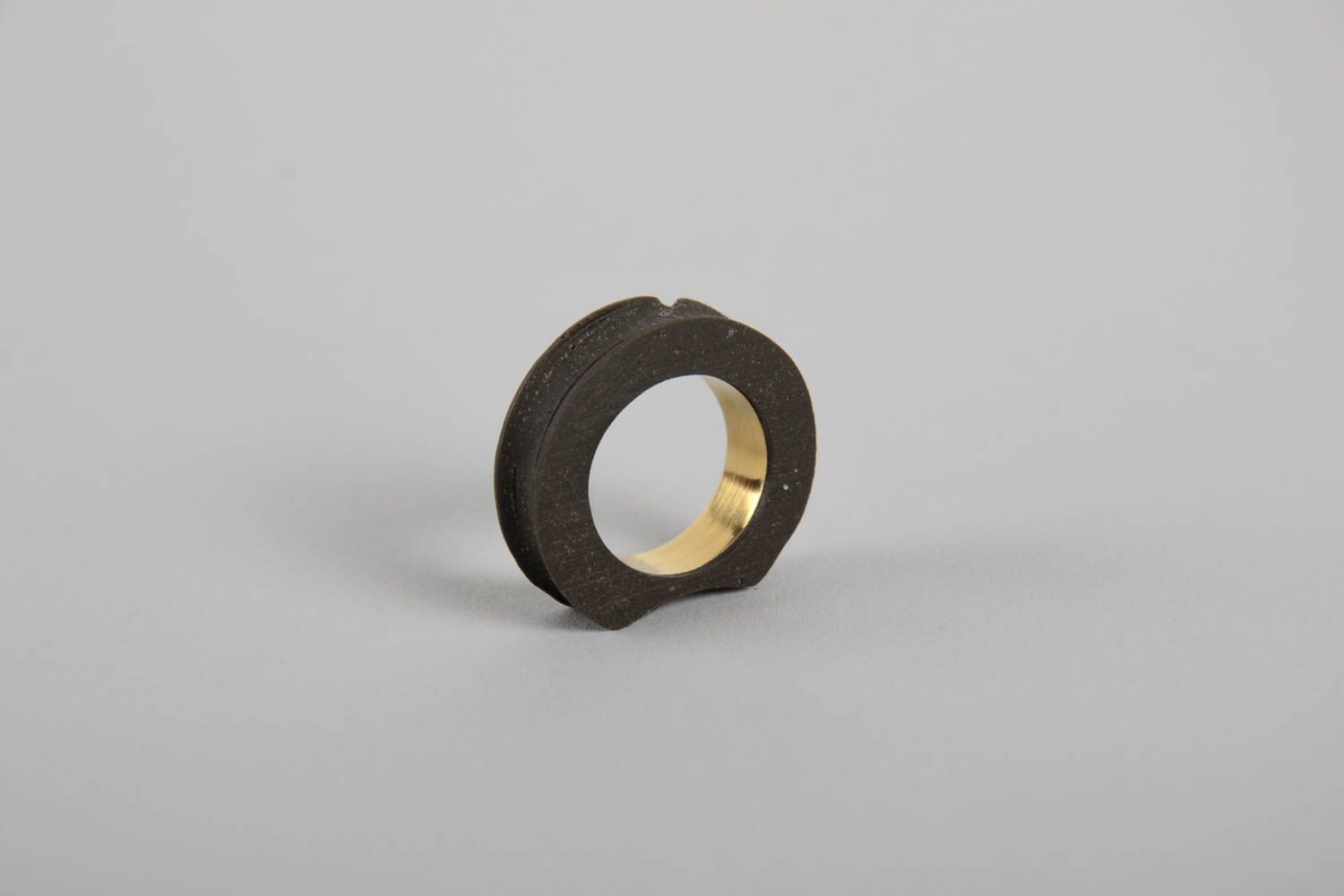 Современное модное кольцо ручной работы кольцо из латуни женское кольцо фото 3