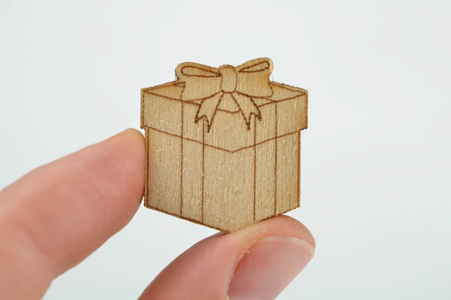 Handgemachte Holz Figur Holzrohling zum Bemalen Miniatur Figur kleines Geschenk foto 2