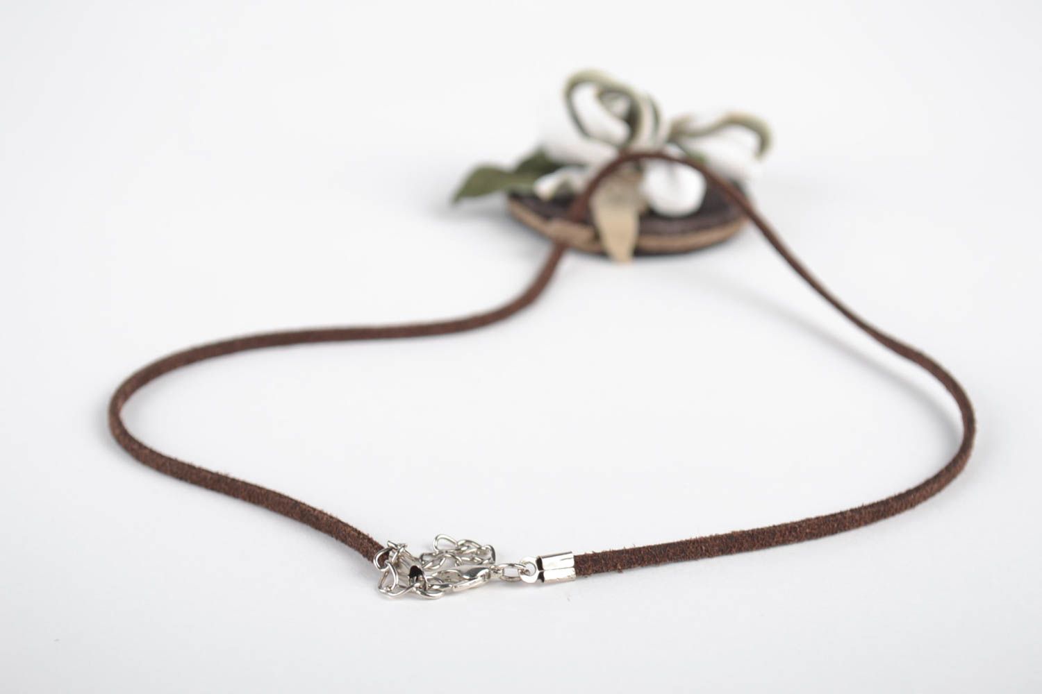 Handmade pendant leather pendant designer pendant beautiful jewelry gift ideas photo 3