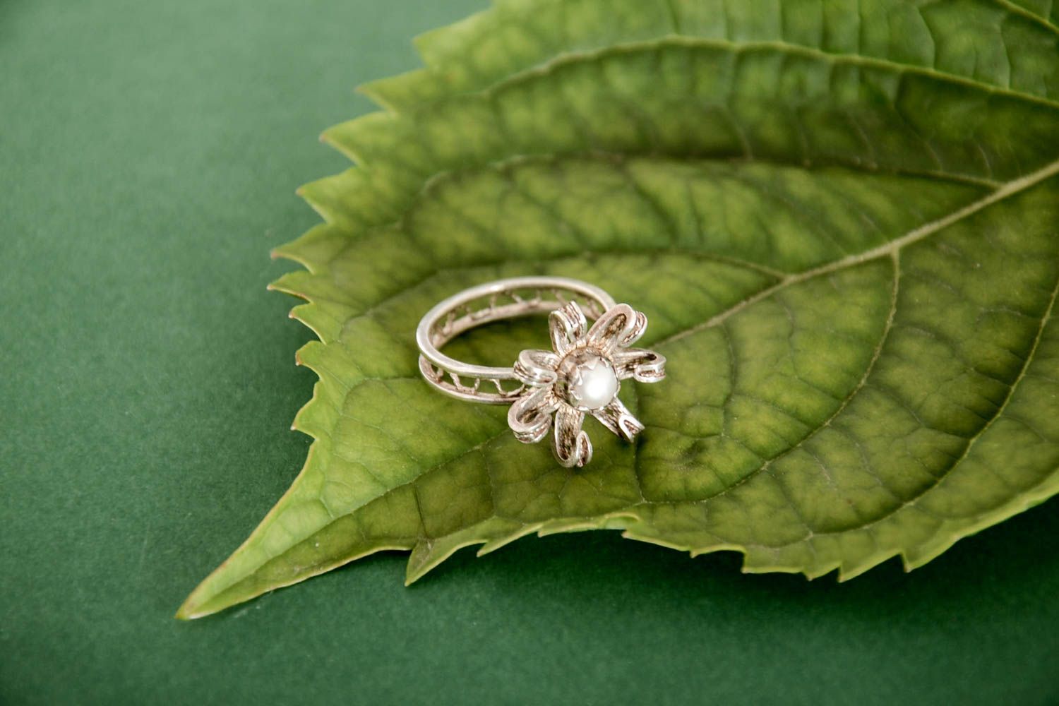 Серебряное кольцо ручной работы серебряный перстень украшение из серебра фото 2