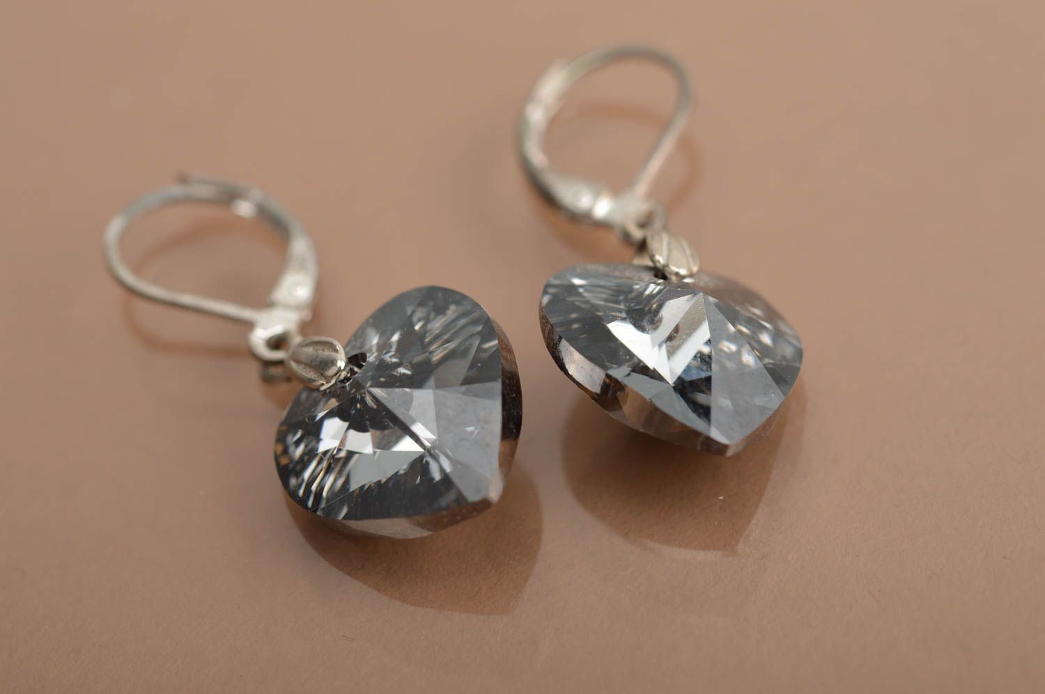 Kristall Ohrringe ausgefallener Ohrschmuck Accessoire für Frauen festlich  foto 2