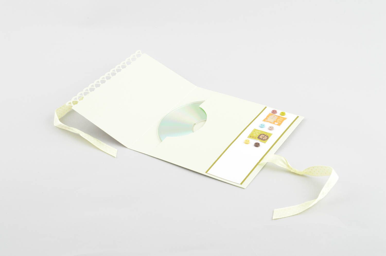 Handmade beautiful disc wrapping unusual paper envelope designer cute disc case photo 4