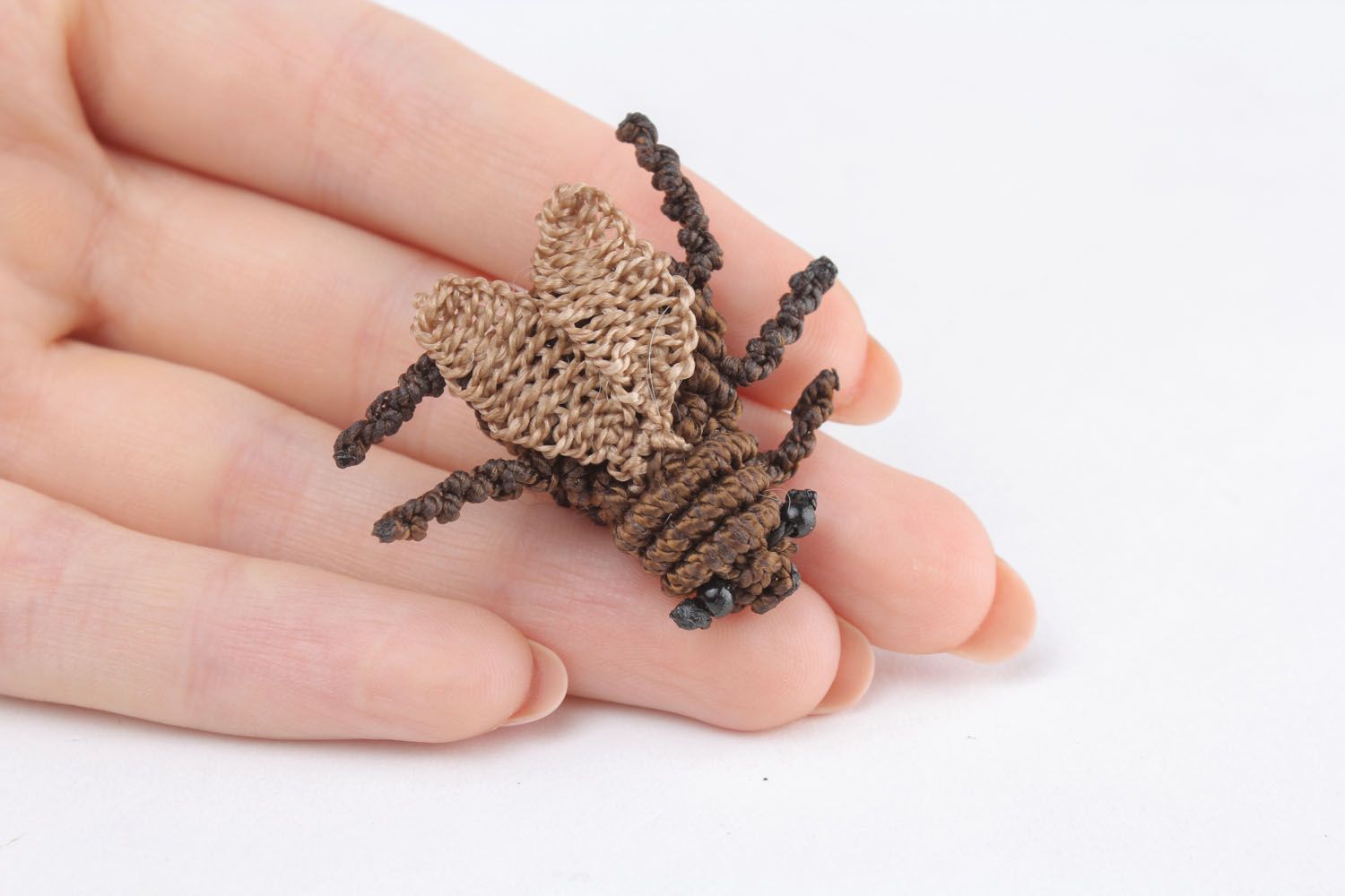 Unusual handmade brooch Bee photo 5