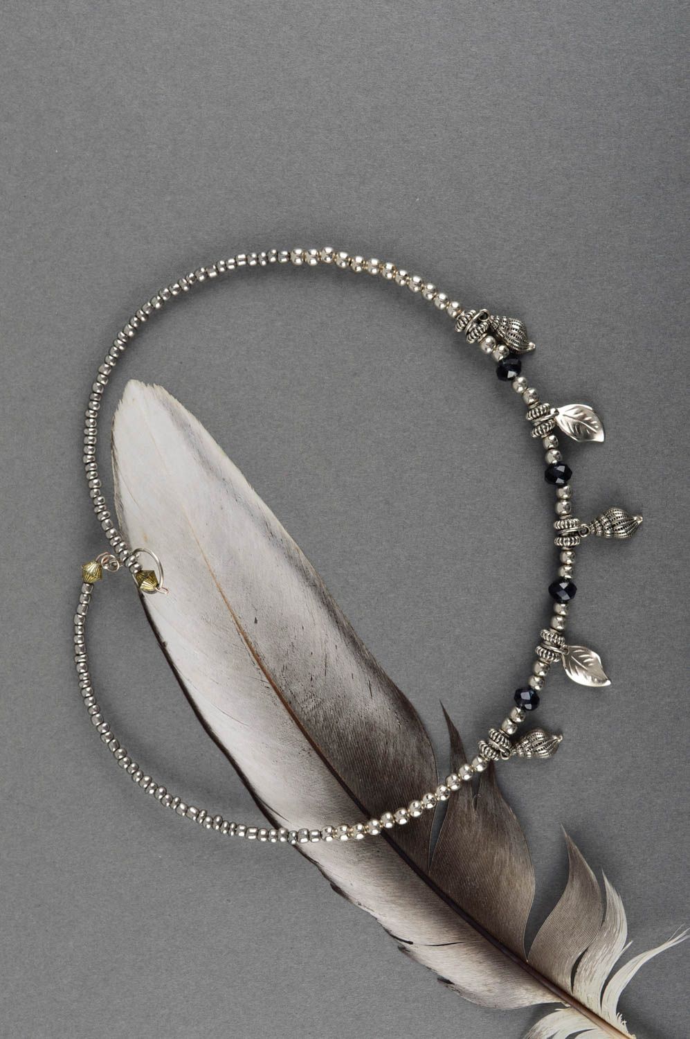 Elegante feine handgemachte Halskette für Frauen Damen Collier Frauen Accessoire foto 1