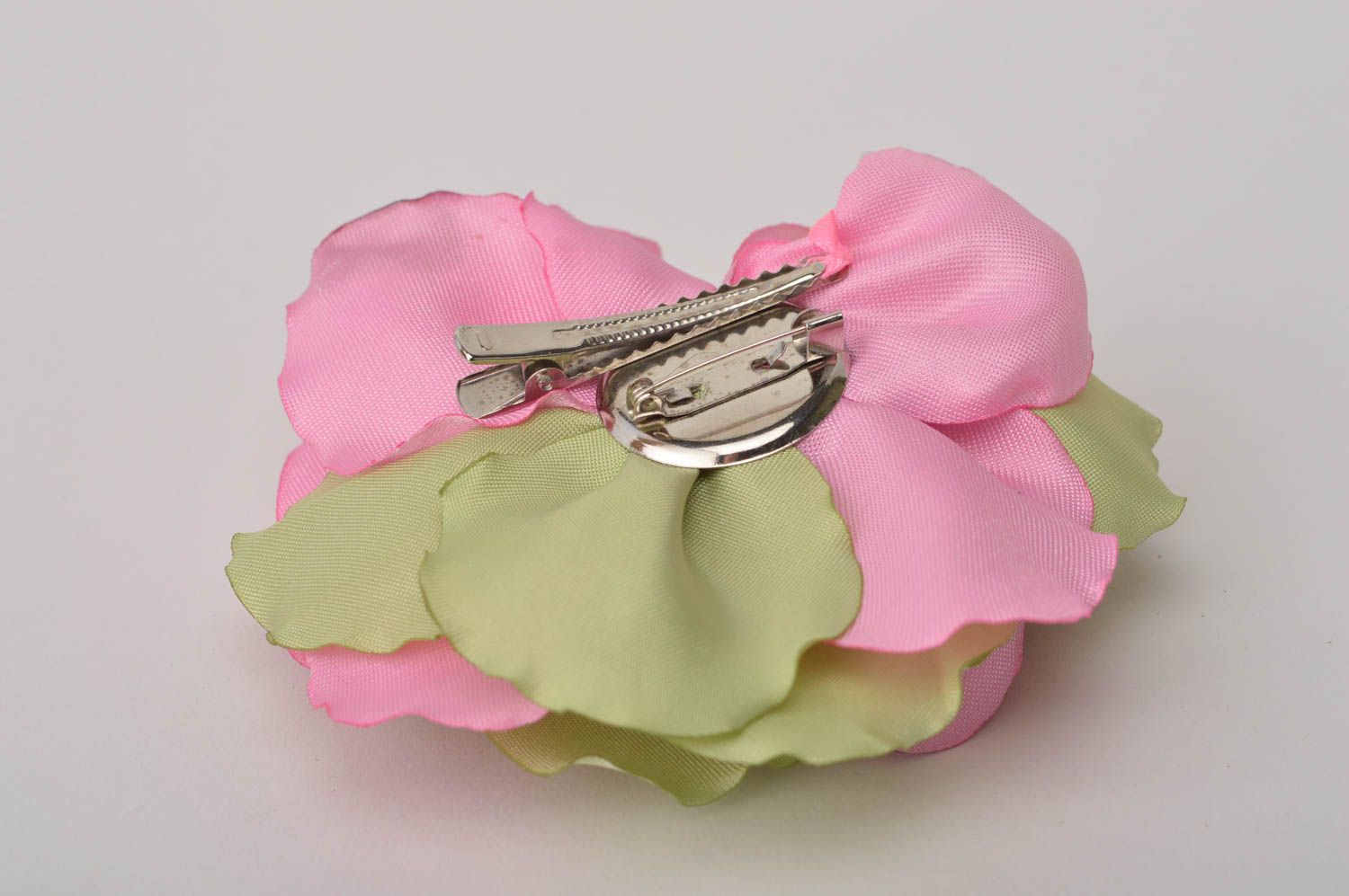 Handmade hair clip brooch stylish jewelry transformer unusual flower accessory photo 5