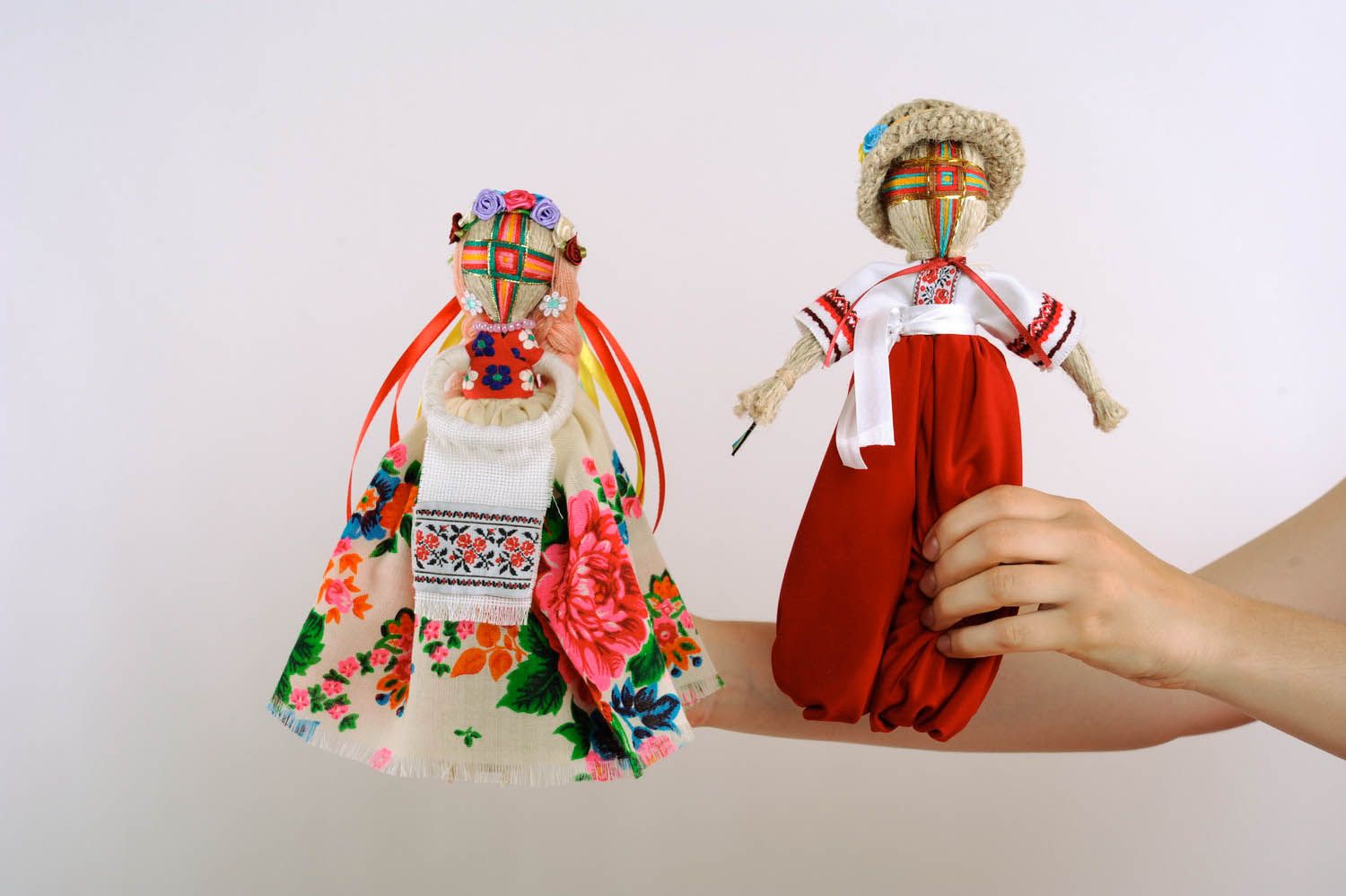 Handmade Motanka-Puppen Malanka und Odarij foto 2