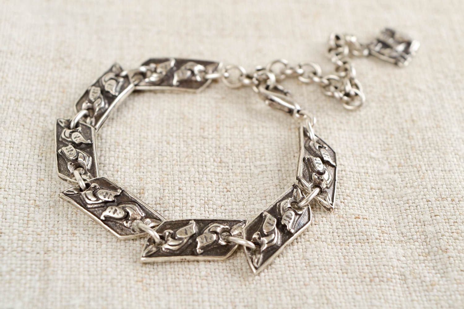 Beautiful handmade metal bracelet stylish wrist bracelet metal craft ideas photo 1