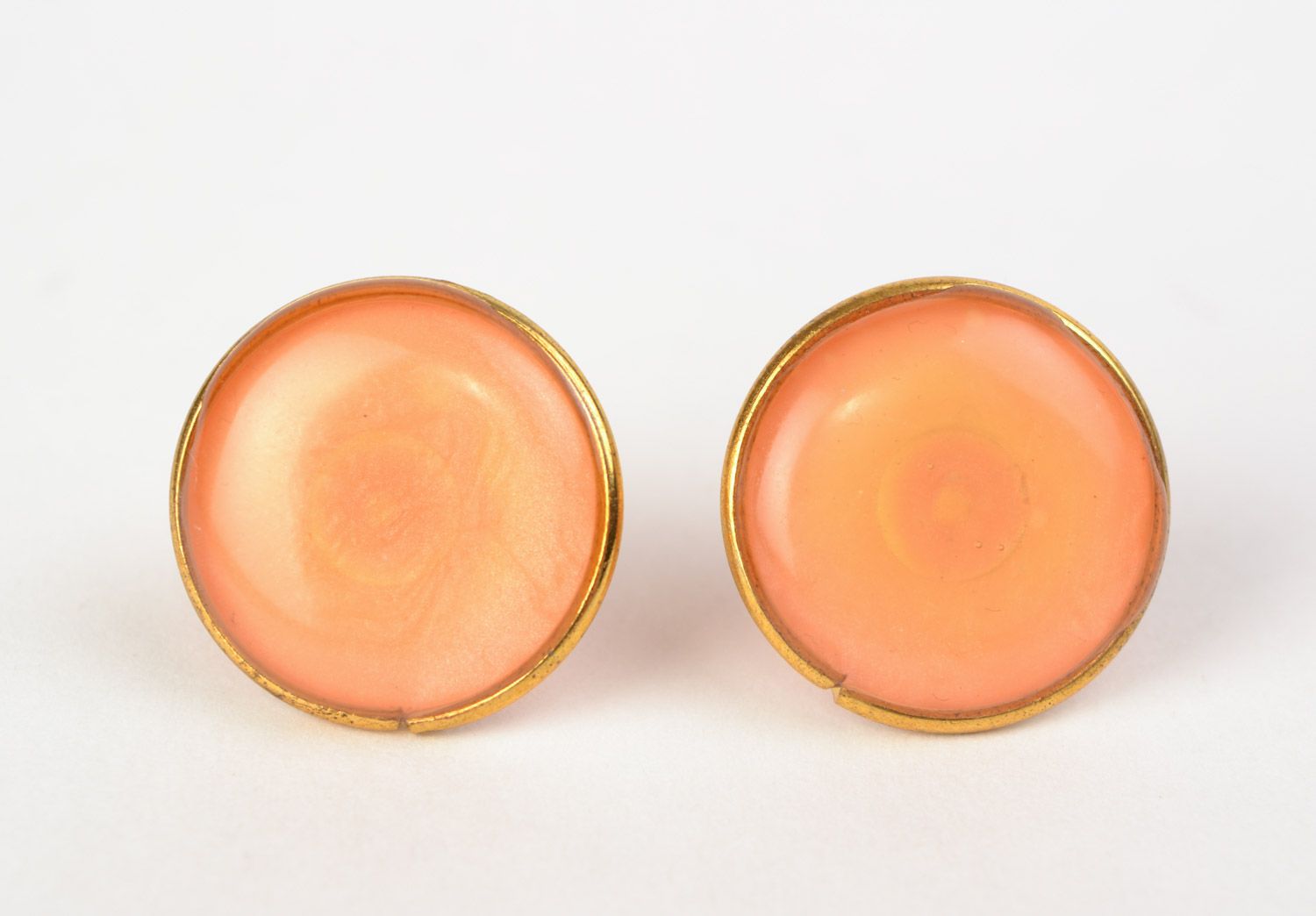 Buy Indian CZ Earrings Peach Color Stone Studded Jewelry Indian Earrings  Gold Plated Oval Shape Earrings Bridesmaid Earrings Valentines Day Gift  Online in India - Etsy