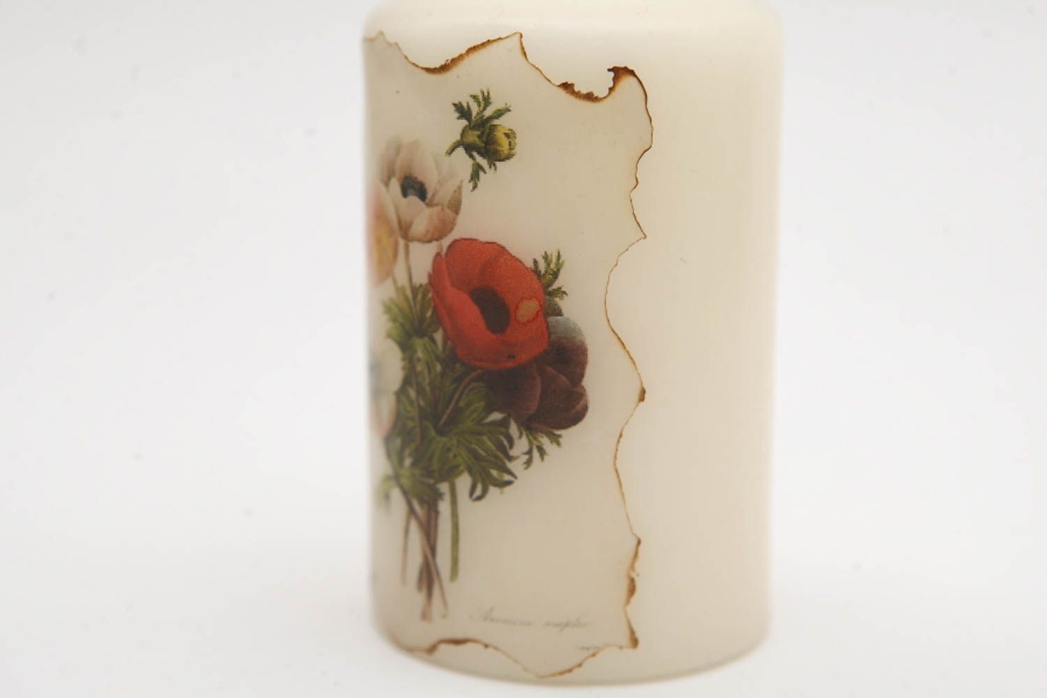 Vela de parafina hecha a mano elemento decorativo regalo original para amiga foto 4