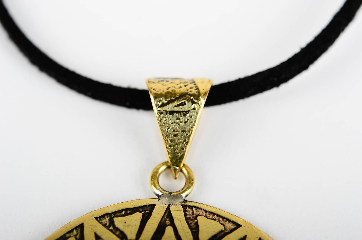 Handmade pendant designer accessory metal jewelry unusual gift for her photo 5