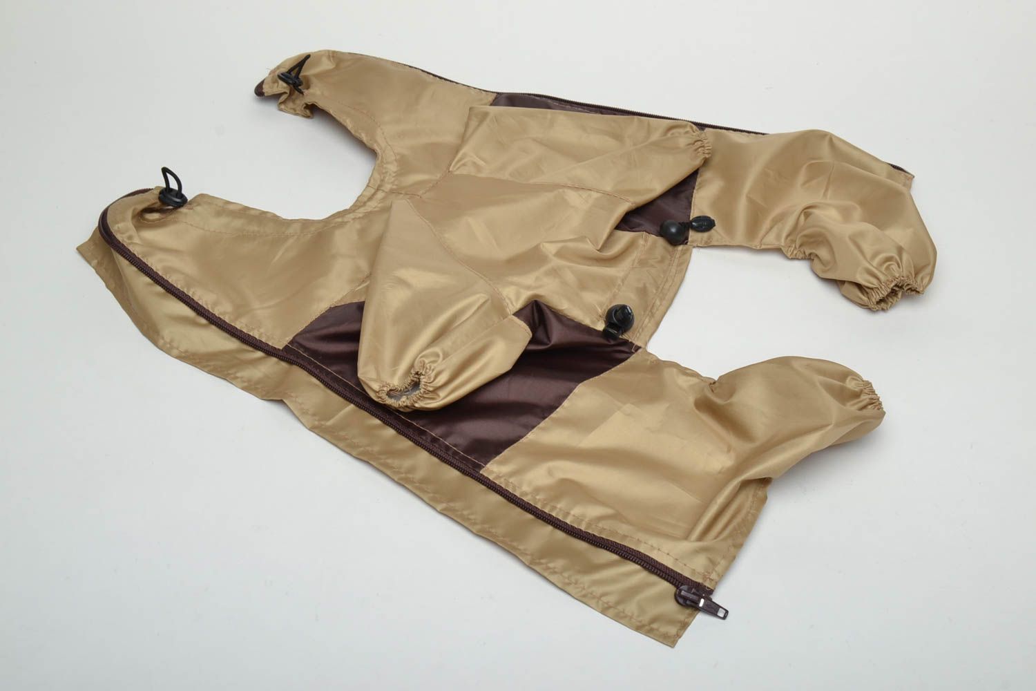 Dog raincoat with zipper photo 3