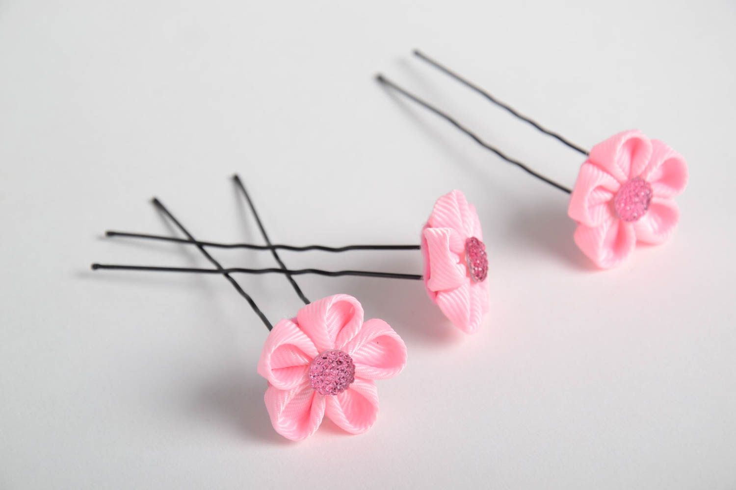 Handmade hairpins 3 pieces how to do my hair fashion accessories for girls photo 4