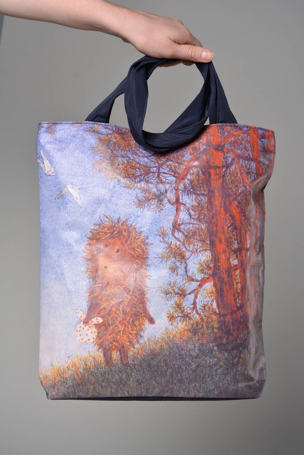 Beautiful handmade fabric bag textile bag design shoulder bag gifts for her photo 4