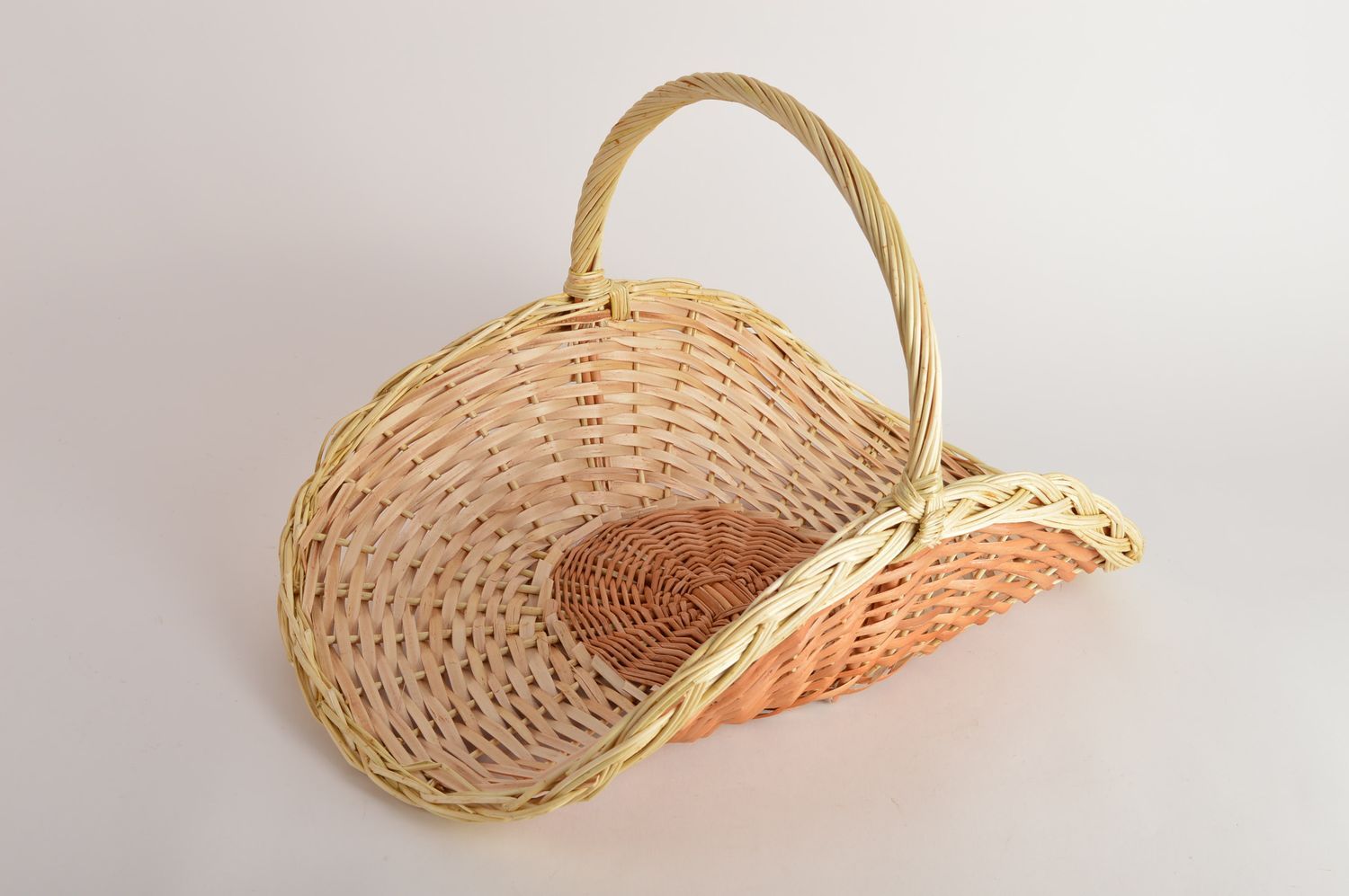 Handmade woven unusual basket stylish beautiful basket cute basket for keys photo 4