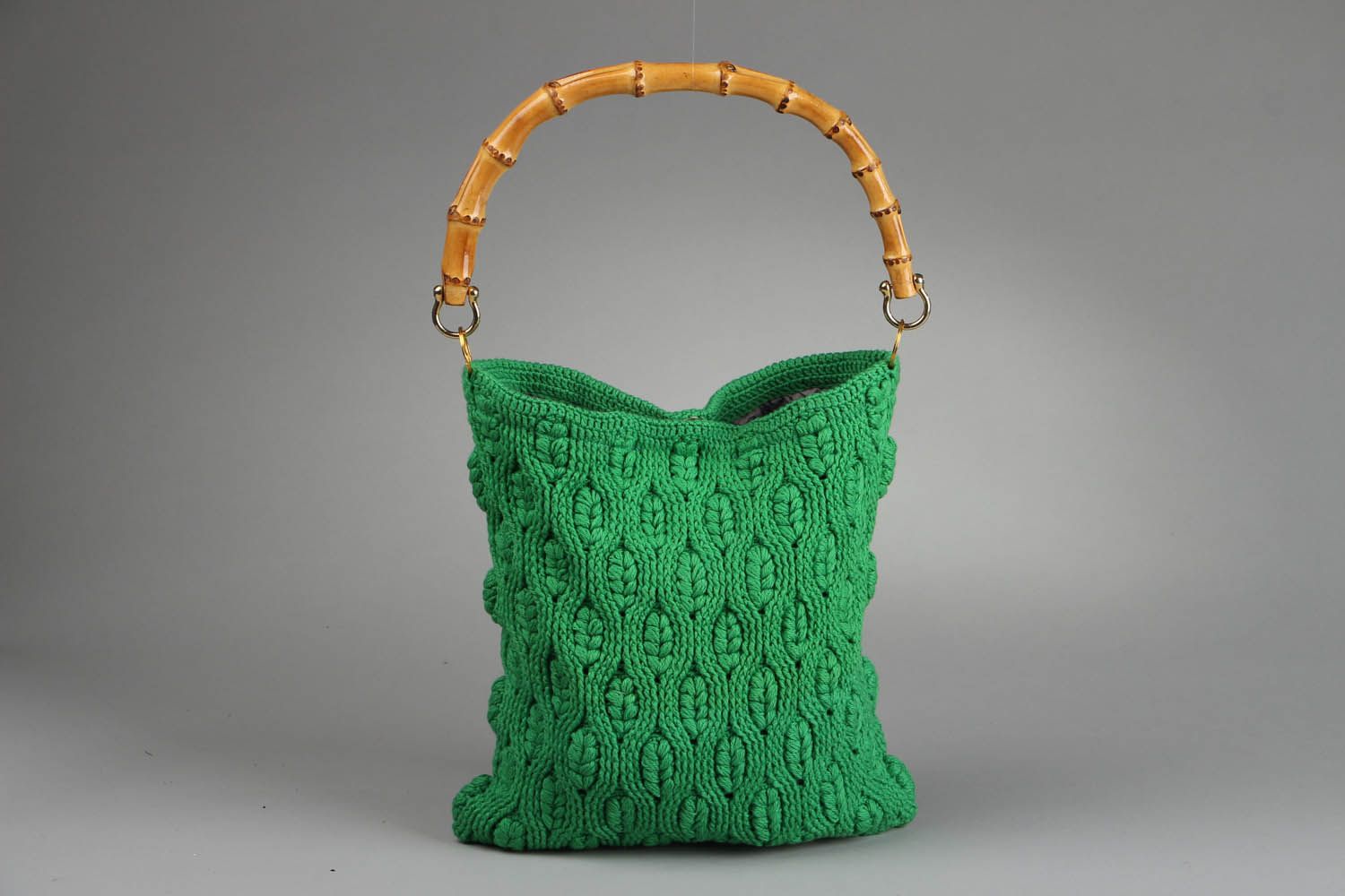 Crochet cotton purse photo 1